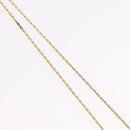 Christian Dior Necklace Metal Gold Tone Auth ka6500-5
