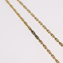 Christian Dior Necklace Metal Gold Tone Auth ka6500-7