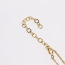 Christian Dior Necklace Metal Gold Tone Auth ka6500-9