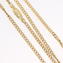 Christian Dior Necklace Metal Gold Tone Auth ka6501-4