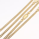 Christian Dior Necklace Metal Gold Tone Auth ka6501-9