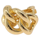 Christian Dior Earring Metal Gold Tone Auth ka6502-3