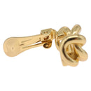 Christian Dior Earring Metal Gold Tone Auth ka6502-5