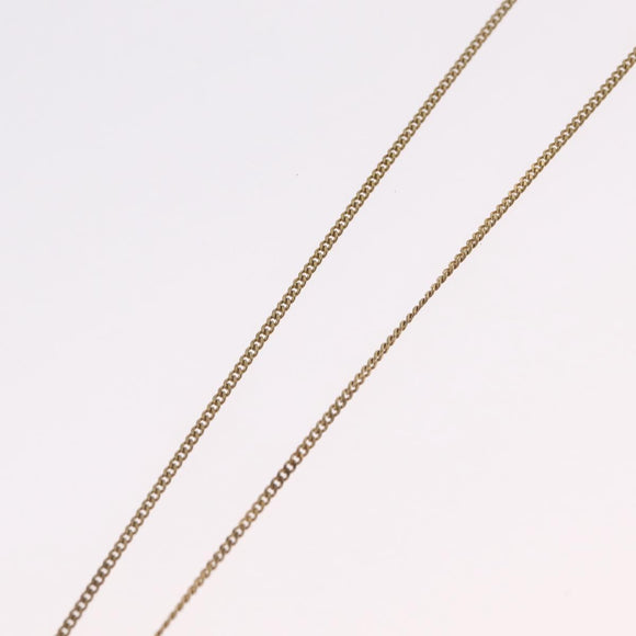 GIVENCHY Necklace Metal Gold Tone Auth ka6503