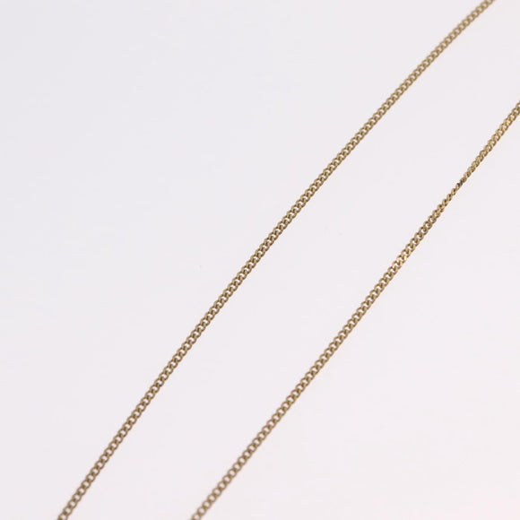 GIVENCHY Necklace Metal Gold Tone Auth ka6503