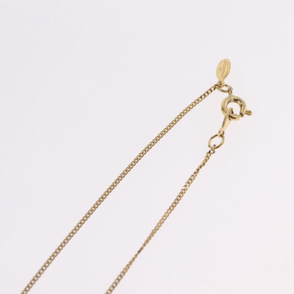 GIVENCHY Necklace Metal Gold Tone Auth ka6503