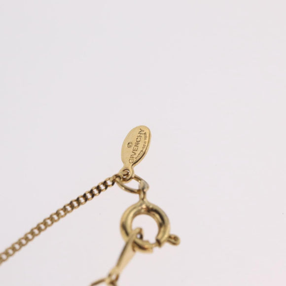 GIVENCHY Necklace Metal Gold Tone Auth ka6503