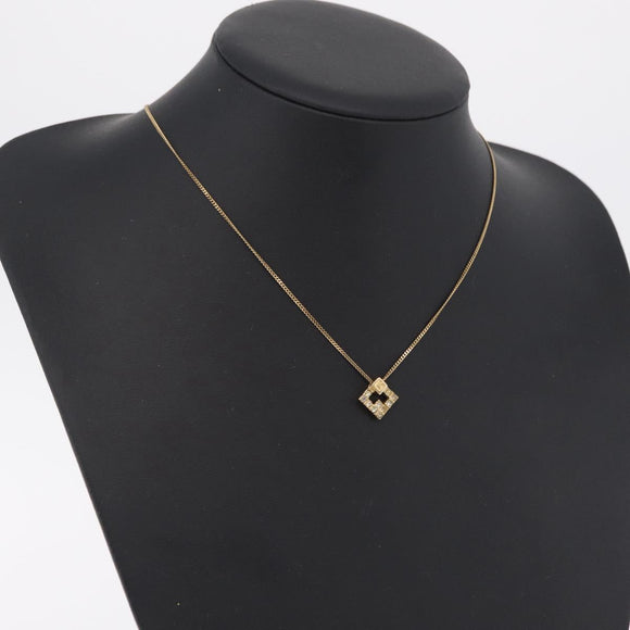 GIVENCHY Necklace Metal Gold Tone Auth ka6503