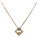 GIVENCHY Necklace Metal Gold Tone Auth ka6503-1