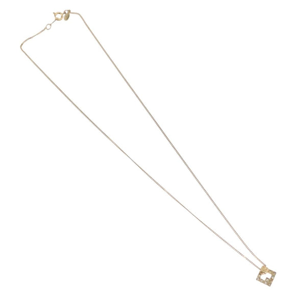 GIVENCHY Necklace Metal Gold Tone Auth ka6503