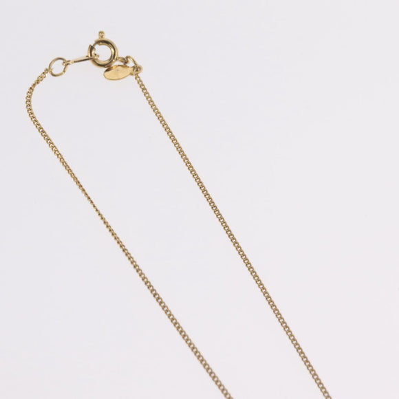 GIVENCHY Necklace Metal Gold Tone Auth ka6503