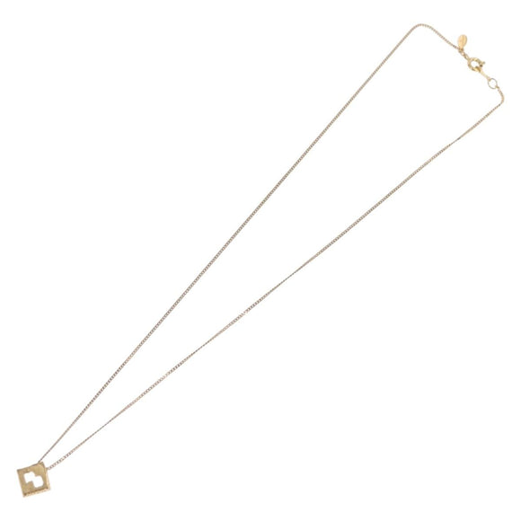 GIVENCHY Necklace Metal Gold Tone Auth ka6503