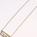 GIVENCHY Necklace Metal Gold Tone Auth ka6504-10
