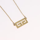 GIVENCHY Necklace Metal Gold Tone Auth ka6504-3