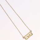 GIVENCHY Necklace Metal Gold Tone Auth ka6504-4