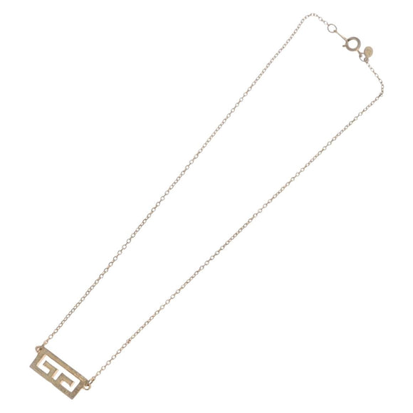 GIVENCHY Necklace Metal Gold Tone Auth ka6504