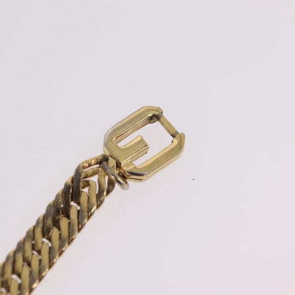 GIVENCHY Bracelet Metal Gold Tone Auth ka6505