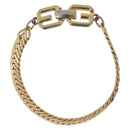 GIVENCHY Bracelet Metal Gold Tone Auth ka6505-2