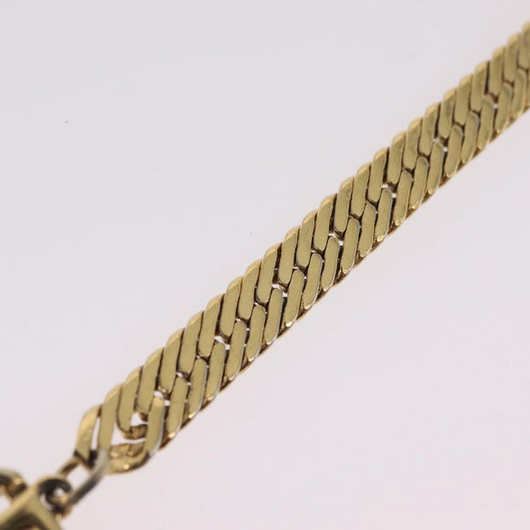 GIVENCHY Bracelet Metal Gold Tone Auth ka6505