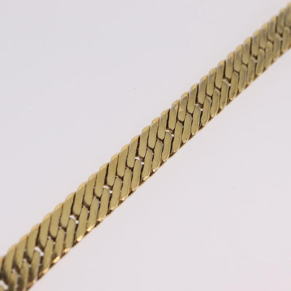 GIVENCHY Bracelet Metal Gold Tone Auth ka6505