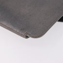 Christian Dior Chain Shoulder Bag Leather Silver Auth ka6506-16