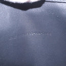 Christian Dior Chain Shoulder Bag Leather Silver Auth ka6506-12