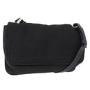 PRADA Shoulder Bag Nylon Black Silver Auth ka6507-1