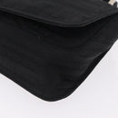 PRADA Shoulder Bag Nylon Black Silver Auth ka6507-15