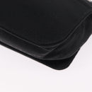 PRADA Shoulder Bag Nylon Black Silver Auth ka6507-17