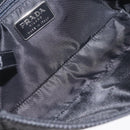 PRADA Shoulder Bag Nylon Black Silver Auth ka6507-11