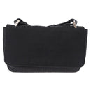 PRADA Shoulder Bag Nylon Black Silver Auth ka6507-13