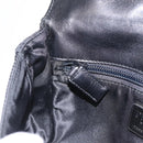 PRADA Shoulder Bag Nylon Black Silver Auth ka6507-22