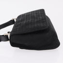 PRADA Shoulder Bag Nylon Black Silver Auth ka6507-4