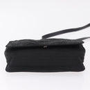 PRADA Shoulder Bag Nylon Black Silver Auth ka6507-5