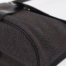 Saint Laurent Shoulder Bag Canvas Black Gold Tone Auth ka6508-18