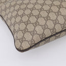 GUCCI GG Supreme Shoulder Bag PVC Beige Gold Tone 201446 Auth ka6509-15