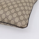 GUCCI GG Supreme Shoulder Bag PVC Beige Gold Tone 201446 Auth ka6509-16