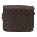 LOUIS VUITTON Monogram Cartouchiere GM Shoulder Bag M51252 LV Auth ka651-3
