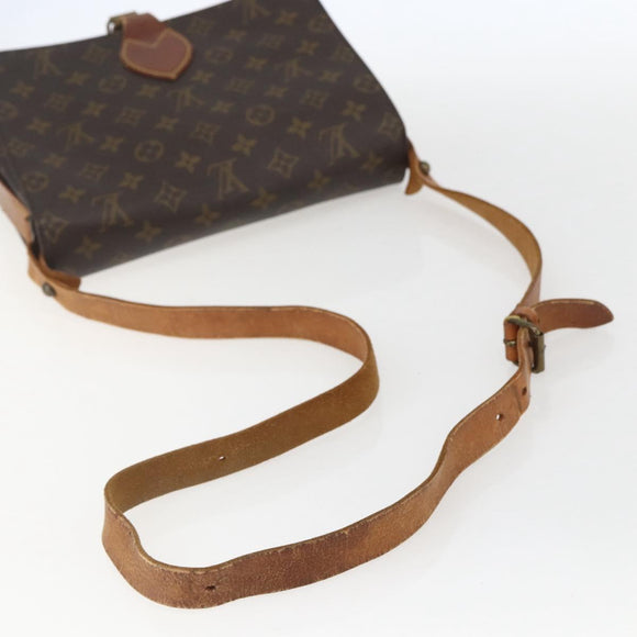 LOUIS VUITTON Monogram Cartouchiere GM Shoulder Bag M51252 LV Auth ka651