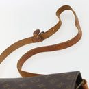 LOUIS VUITTON Monogram Cartouchiere GM Shoulder Bag M51252 LV Auth ka651-8