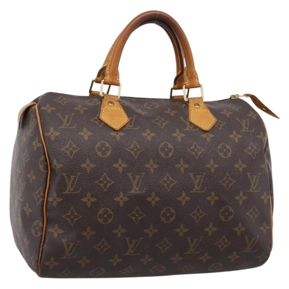 LOUIS VUITTON Monogram Speedy 30 Hand Bag M41526 LV Auth ka6511