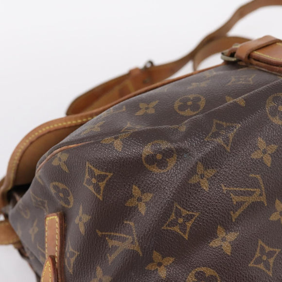 LOUIS VUITTON Monogram Saumur 35 Shoulder Bag M42254 LV Auth ka6513