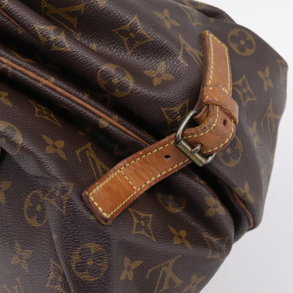 LOUIS VUITTON Monogram Saumur 35 Shoulder Bag M42254 LV Auth ka6513