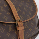 LOUIS VUITTON Monogram Saumur 35 Shoulder Bag M42254 LV Auth ka6513-15
