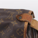 LOUIS VUITTON Monogram Saumur 35 Shoulder Bag M42254 LV Auth ka6513-16
