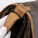 LOUIS VUITTON Monogram Saumur 35 Shoulder Bag M42254 LV Auth ka6513-17