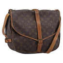 LOUIS VUITTON Monogram Saumur 35 Shoulder Bag M42254 LV Auth ka6513-1