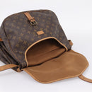LOUIS VUITTON Monogram Saumur 35 Shoulder Bag M42254 LV Auth ka6513-20