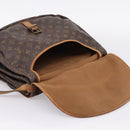 LOUIS VUITTON Monogram Saumur 35 Shoulder Bag M42254 LV Auth ka6513-27