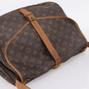 LOUIS VUITTON Monogram Saumur 35 Shoulder Bag M42254 LV Auth ka6513-6